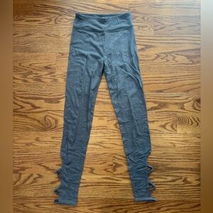 SO Gray Leggings with Side Accents